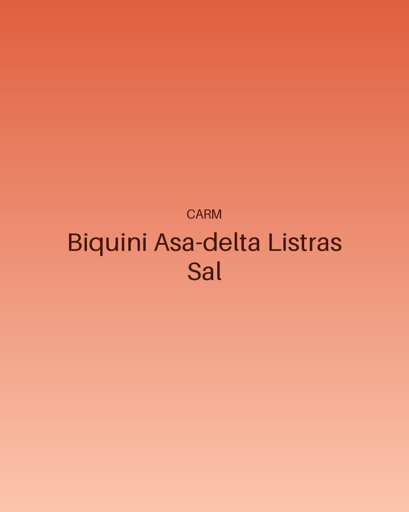 Biquíni Asa-delta Listras Sal - foto 1 | Carm Moda Praia