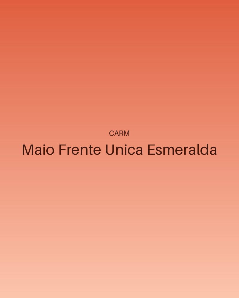 Maiô Frente Única Esmeralda - foto 1 | Carm Moda Praia