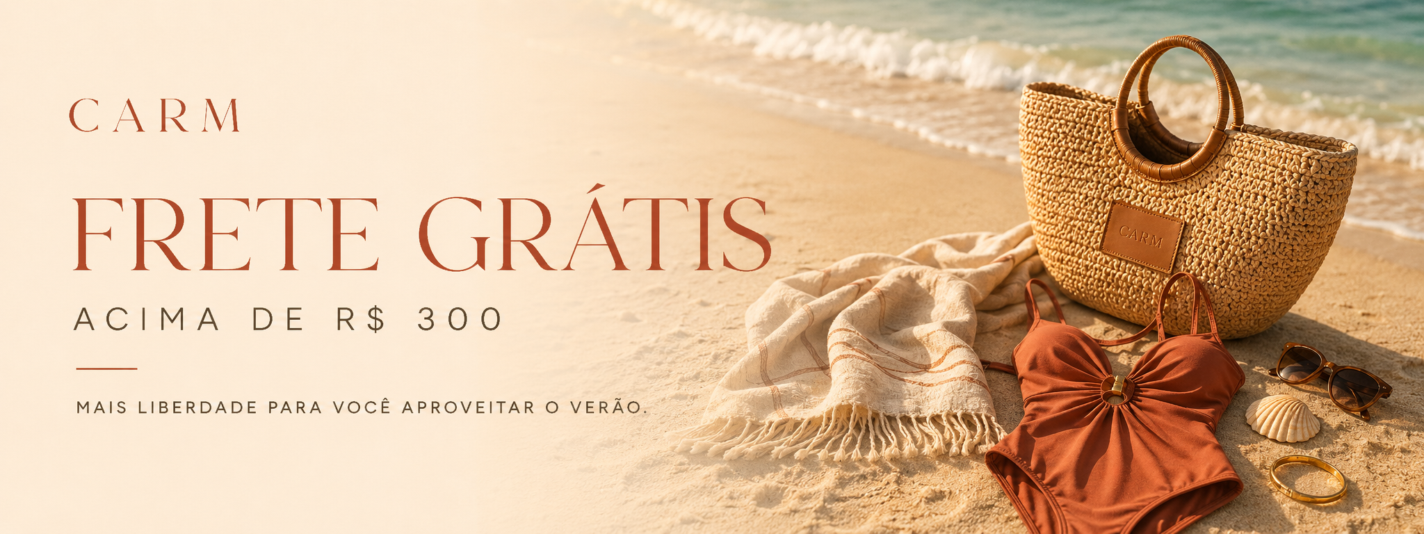 Frete grátis em compras acima de R$300 para todo o Brasil